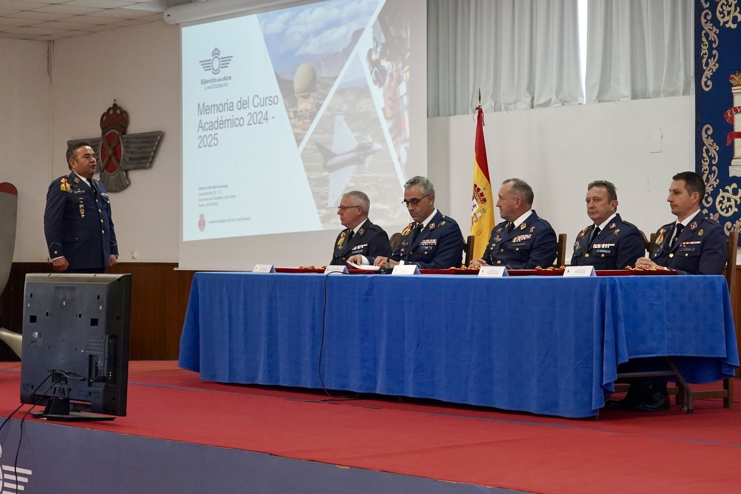 Acto de Apertura Oficial del Curso Académico 2025/2026 en la Academia Básica del Aire y del Espacio (ABA) | Campillo / ICAL