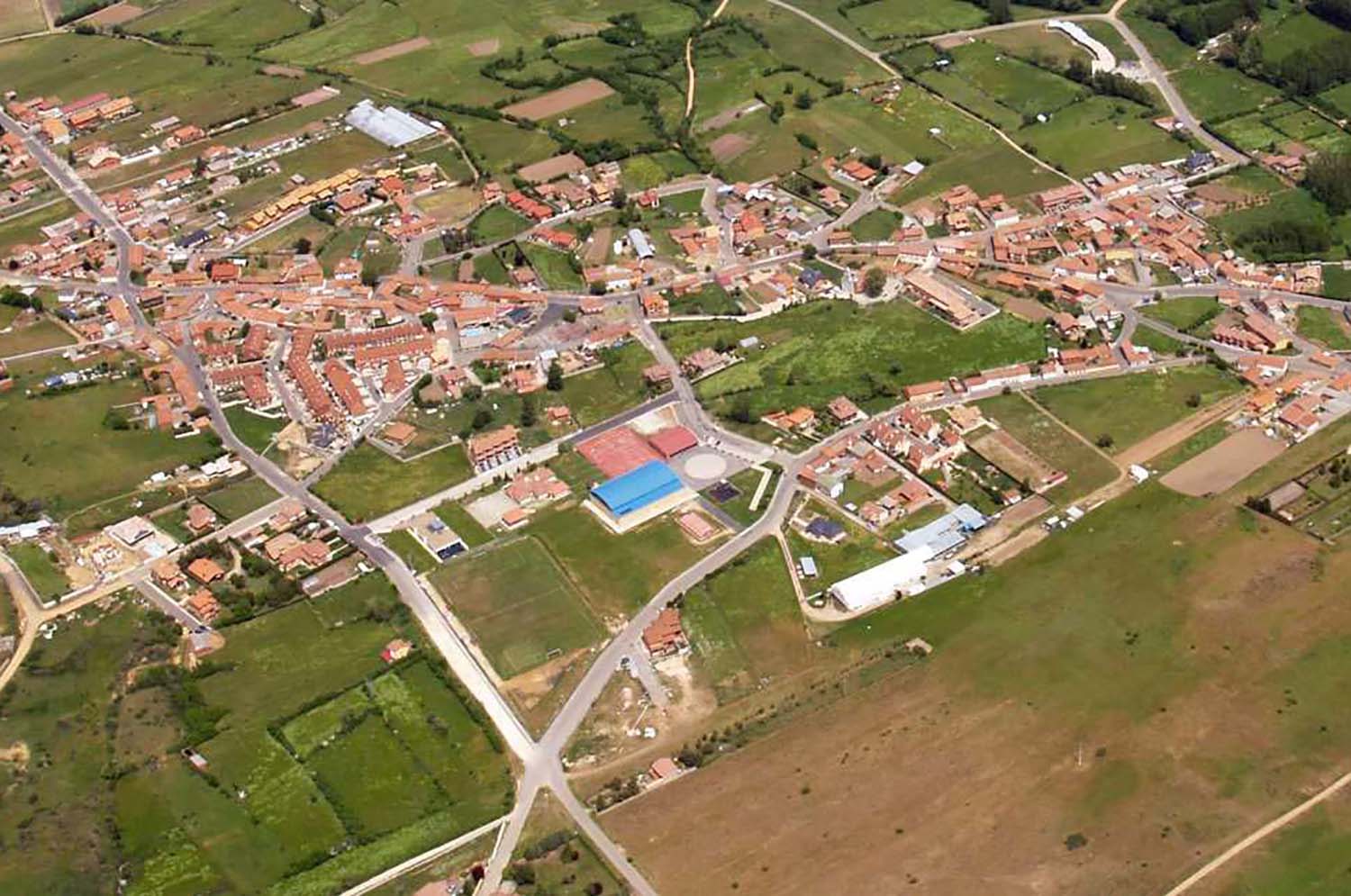 Foto aérea de Sariegos