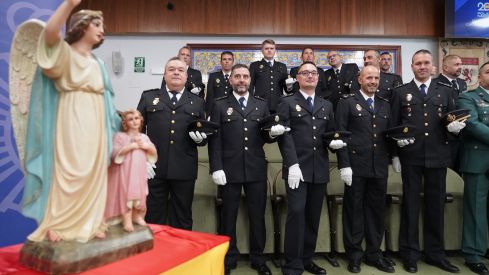 Festividad de los Ángeles Custodios, patrones de la Policía Nacional en la provincia de León | Campillo / ICAL