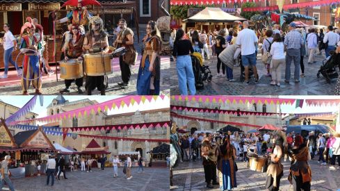 El casco histórico de León se llena de artesanía, gastronomía y espectáculos con el Mercado Medieval de las Tres Culturas