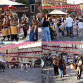 El casco histórico de León se llena de artesanía, gastronomía y espectáculos con el Mercado Medieval de las Tres Culturas