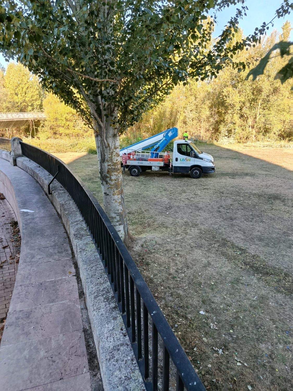 Limpieza del entorno del puente de Puente Castro (1)