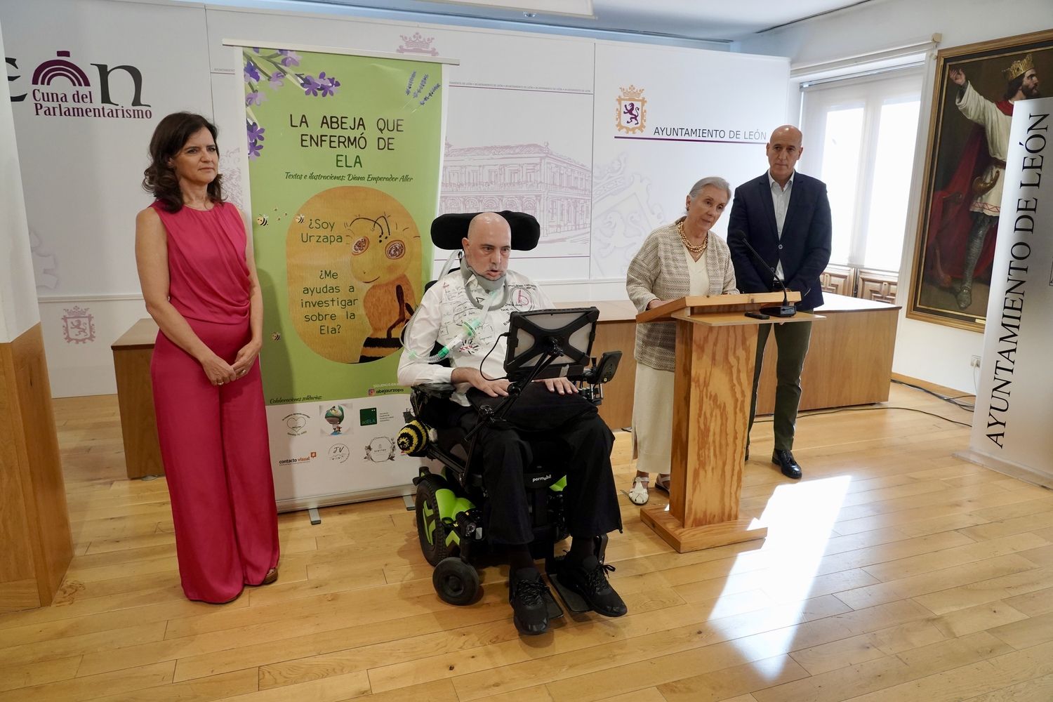 Presentación de los resultados del proyecto benéfico ‘La abeja que enfermó de ELA’ | Campillo / ICAL