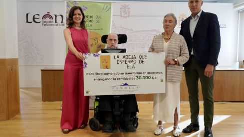 Presentación de los resultados del proyecto benéfico ‘La abeja que enfermó de ELA’ | Campillo / ICAL