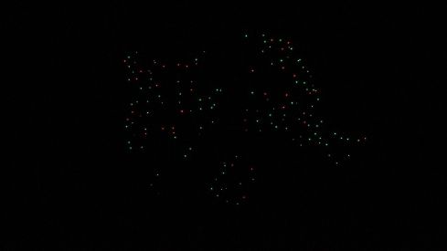 Tecnología y tradición se unen para iluminar la noche previa a San Froilán en León | José Martín