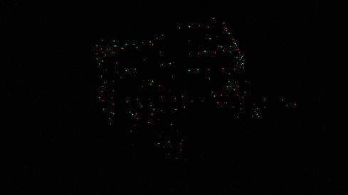 Tecnología y tradición se unen para iluminar la noche previa a San Froilán en León | José Martín