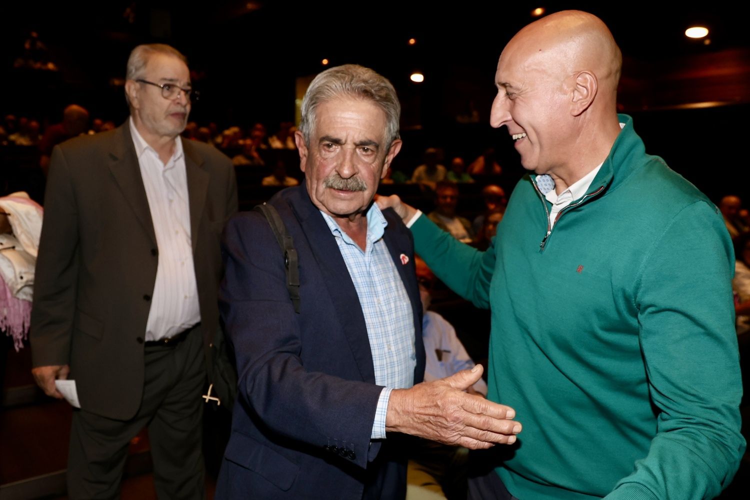 Miguel Ángel Revilla y José Antonio Diez en el acto ‘León nos necesita’ | Campillo / ICAL