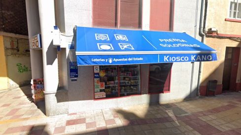 Administración de Loterías de Cistierna en la que se vendió el primer premio de la Lotería Nacional