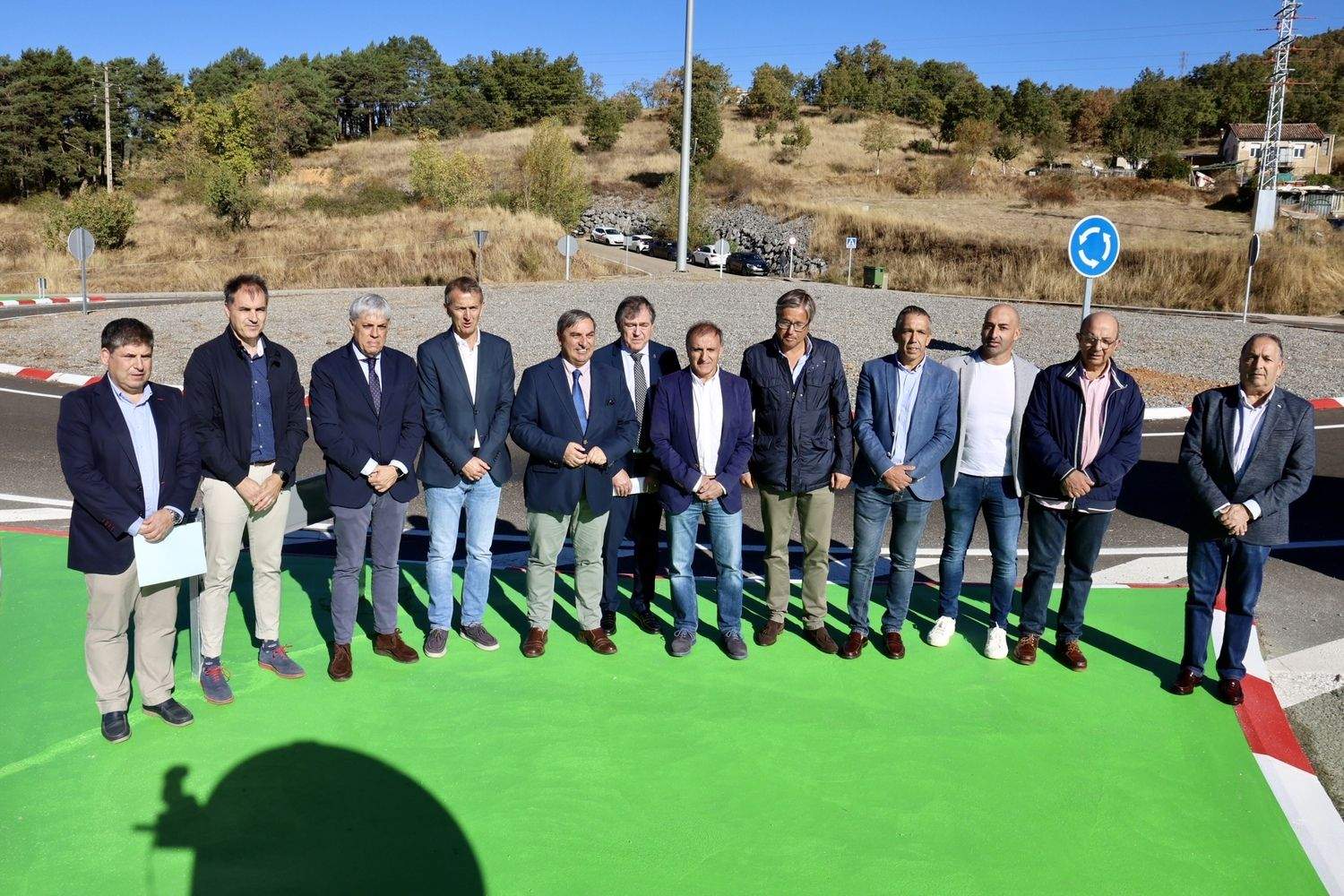 El consejero de Movilidad y Transformación Digital, José Luis Sanz Merino, presenta las obras de mejora llevadas a cabo en la carretera CL-626 | Campillo / ICAL