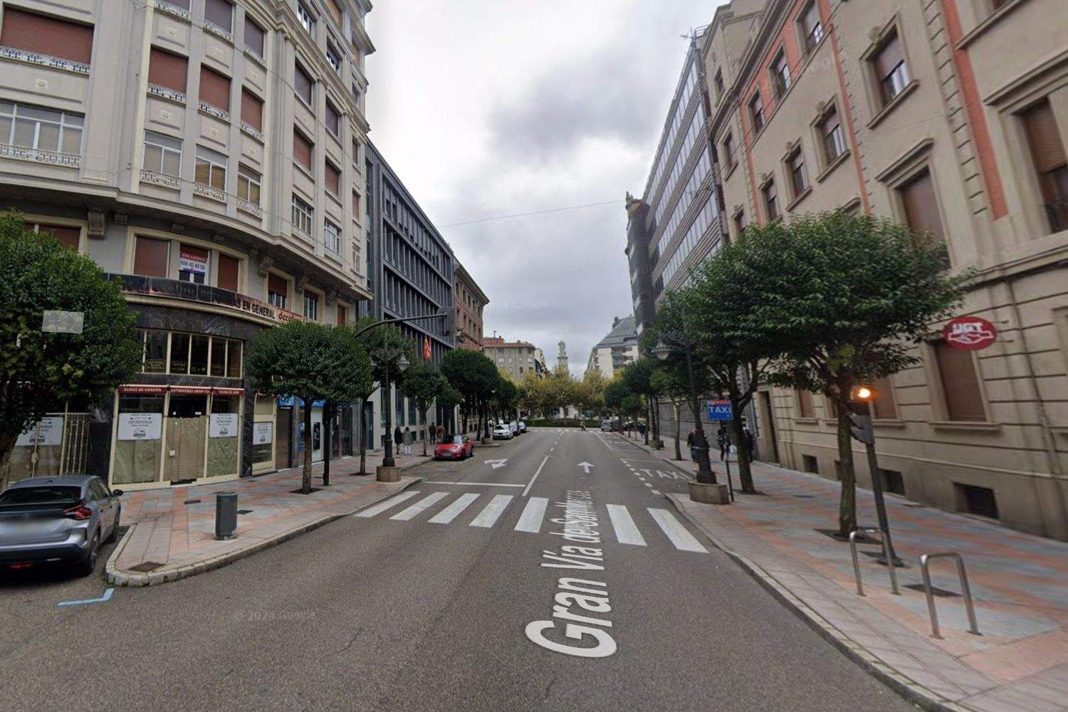 Paso de cebra gran via de san marcos 18