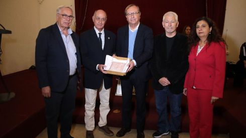 La Asociación de Amigos del Camino de Künig entrega el Premio Hermann Künig de la Hospitalidad a la organización Hospitaleros Voluntarios | Peio García / ICAL 