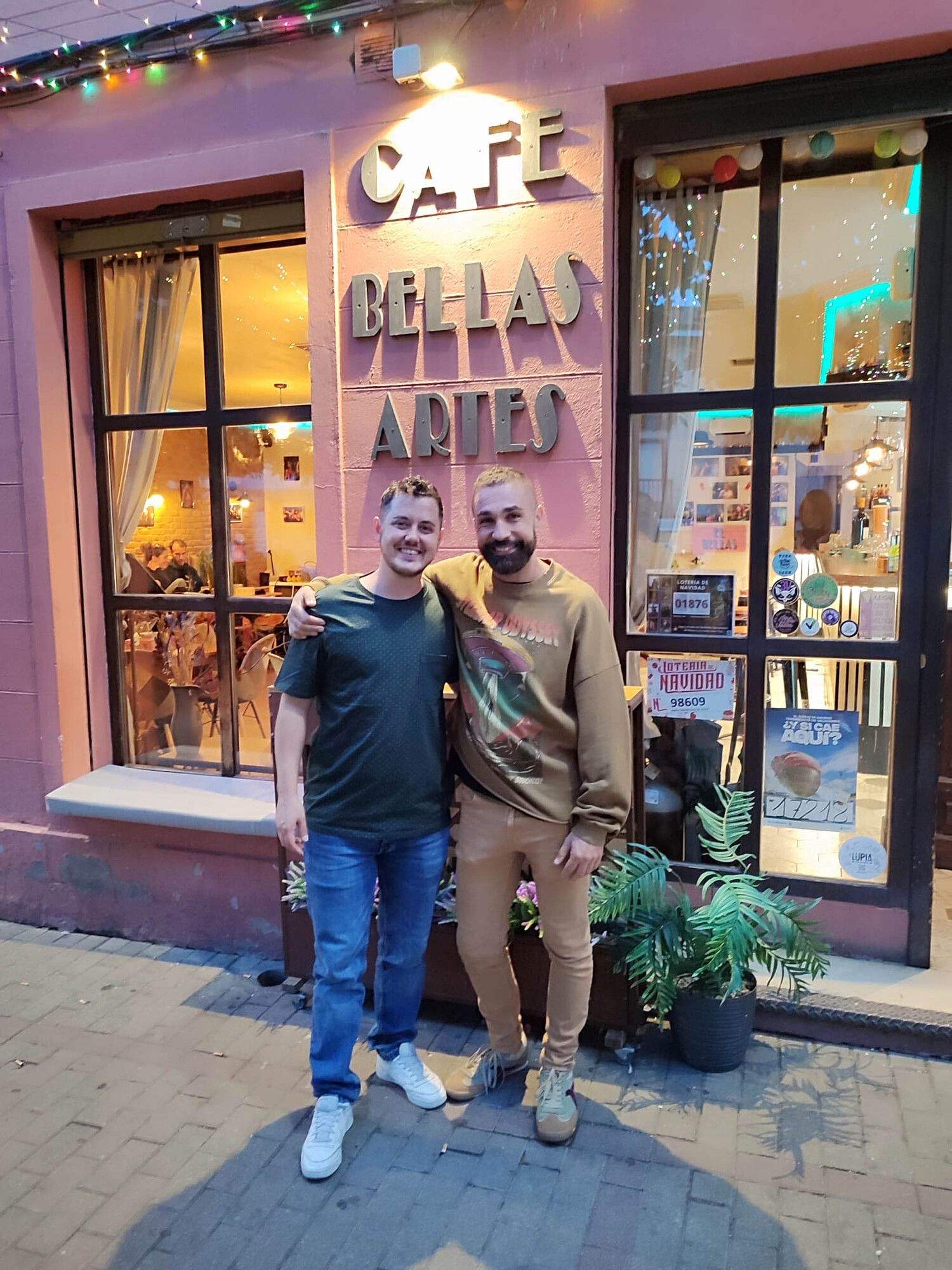 Marcos Castro, organizador de la Poetry Slam León, en el Café Bar Bellas Artes | Peio García / ICAL 