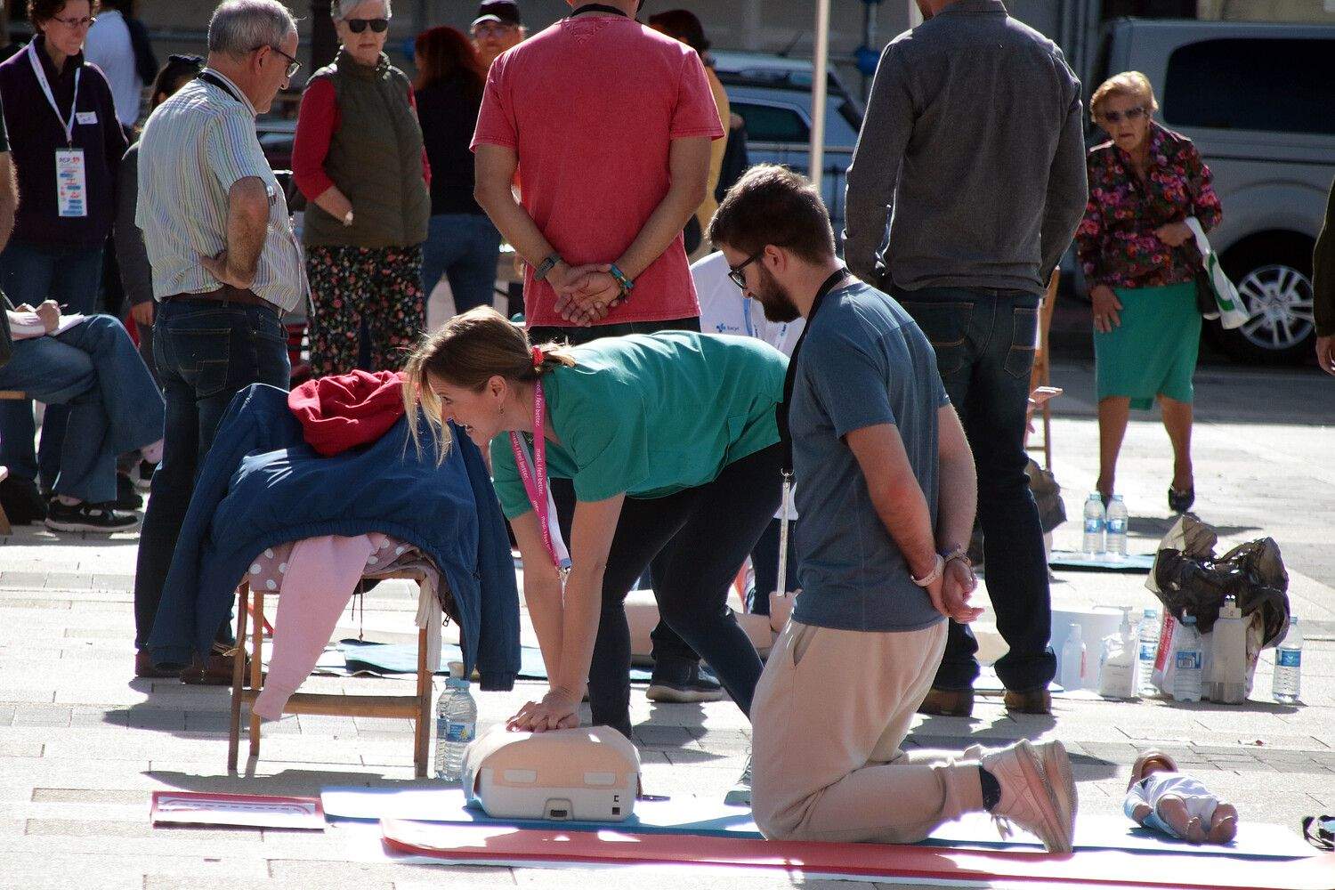 Macrotaller de Reanimación Cardiopulmonar en León | Peio García / ICAL