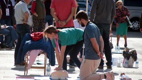 Macrotaller de Reanimación Cardiopulmonar en León | Peio García / ICAL