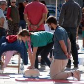 Macrotaller de Reanimación Cardiopulmonar en León | Peio García / ICAL