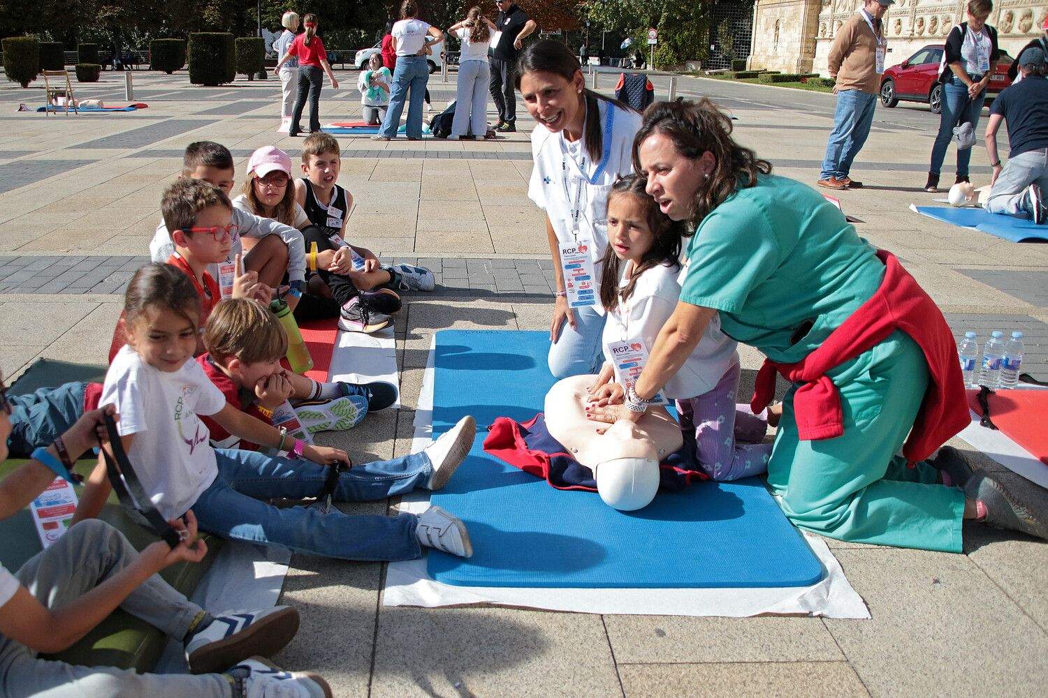 Macrotaller de Reanimación Cardiopulmonar en León | Peio García / ICAL