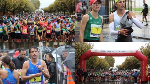 La lluvia protagoniza los 10KM 'León, Cuna del Parlamentarismo' | José Martín