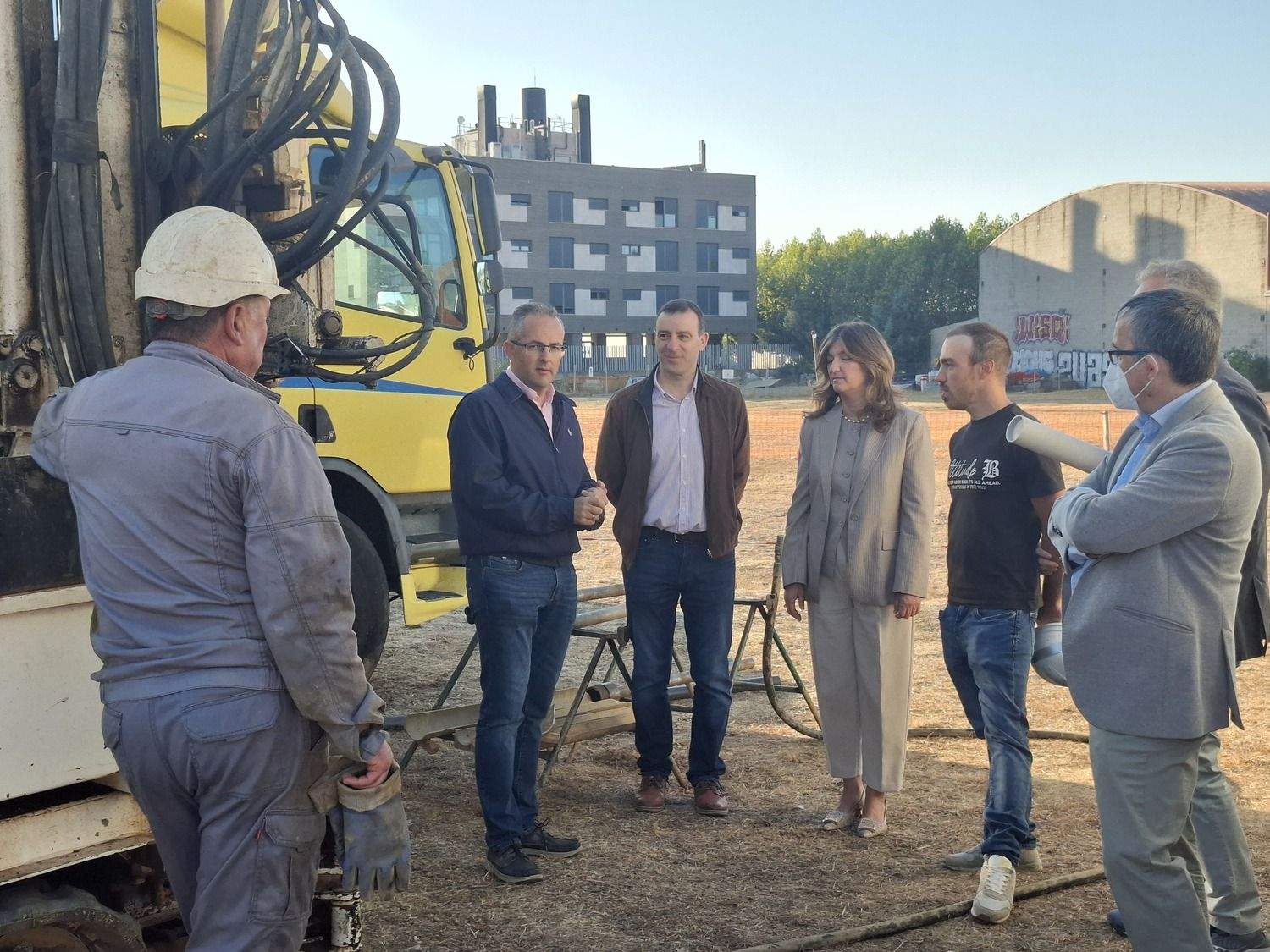 La Universidad de León avanza en la futura Facultad de Medicina con los estudios geotécnicos del terreno