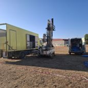La Universidad de León avanza en la futura Facultad de Medicina con los estudios geotécnicos del terreno