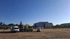 La Universidad de León avanza en la futura Facultad de Medicina con los estudios geotécnicos del terreno