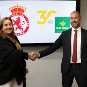 Presentación del patrocinio de Caja Rural a la Cultural y Deportiva Leonesa de Baloncesto | Peio García / ICAL