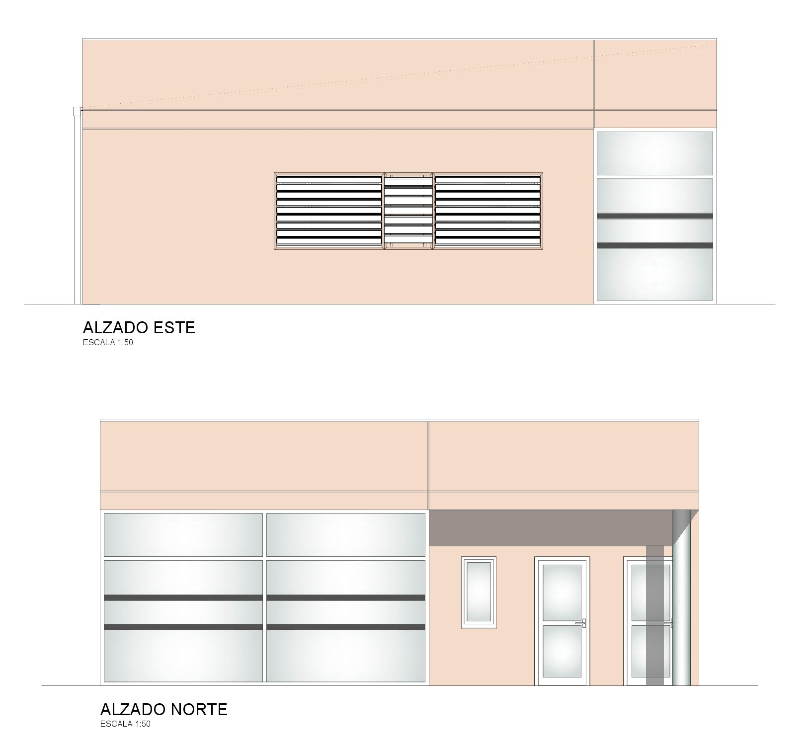 Edificio proyectado para La Candamia