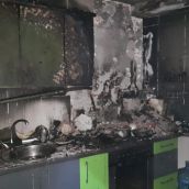 Rescatan a una persona y su mascota en un incendio en una vivienda de Astorga | Diputacion de León