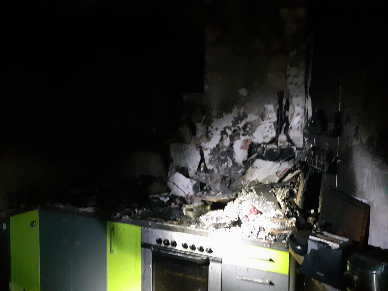 Incendio en una vivienda de Astorga