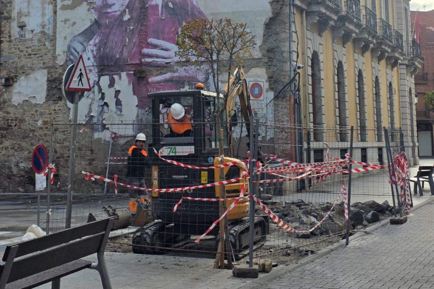 La Bañeza avanza en la modernización de sus espacios urbanos con nuevas actuaciones