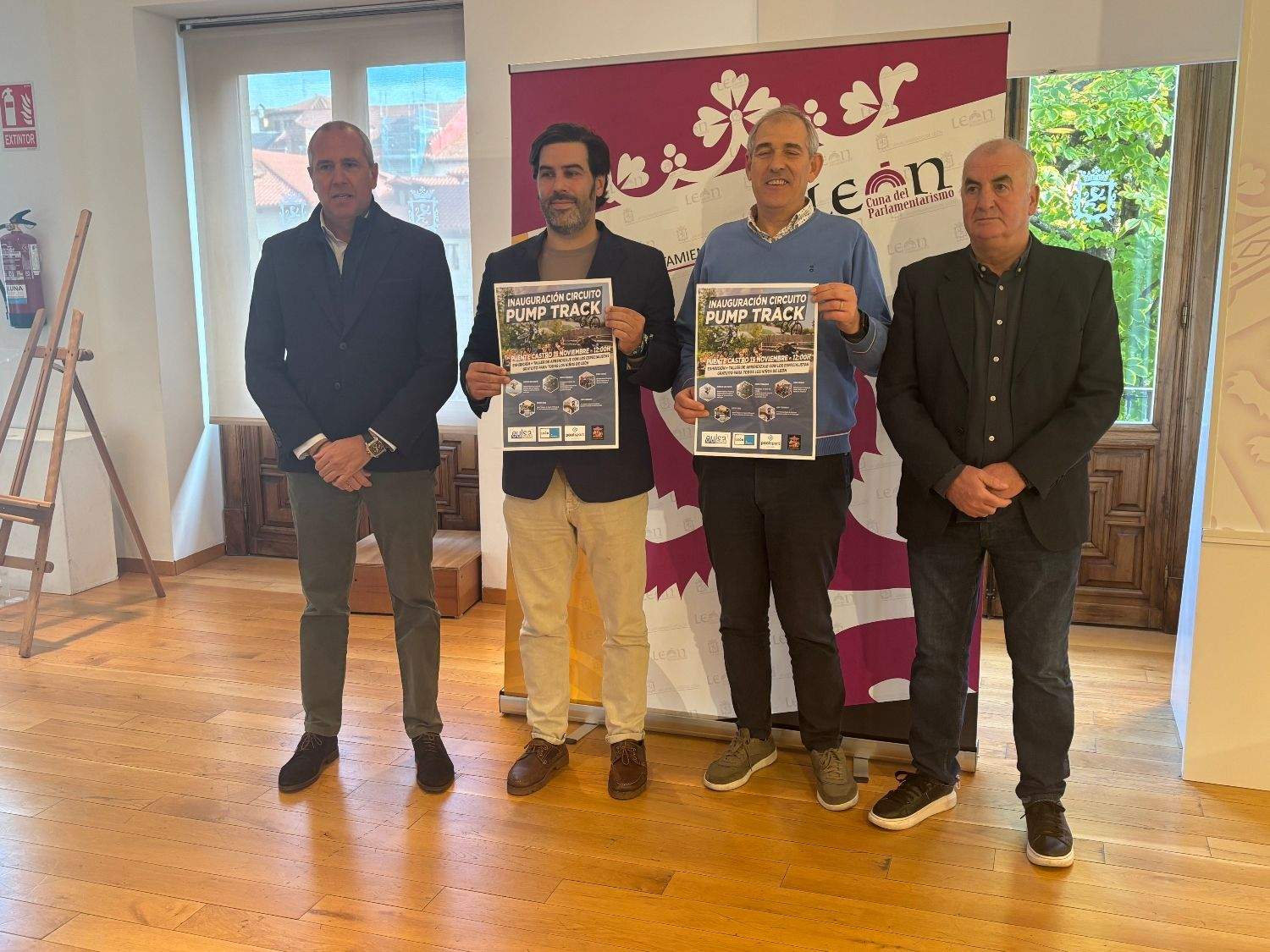 Presentación del evento de inauguración del pump track de Puente Castro Presentación del evento de inauguración del pump track de Puente Castro