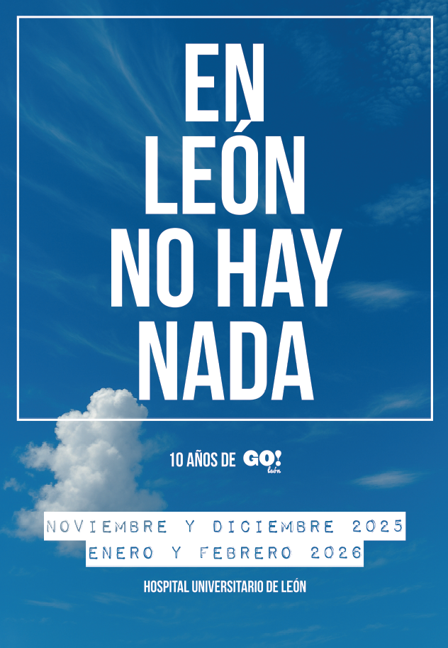Cartel de la exposición "En León no hay nada"