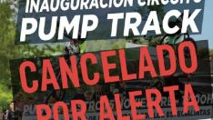 Cancelada la jornada inaugural en el pump track de Puente Castro