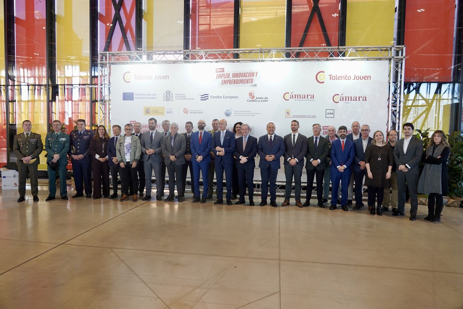 Inauguración de la VII Feria del Empleo, Innovación y Emprendimiento de León | Campillo / ICAL