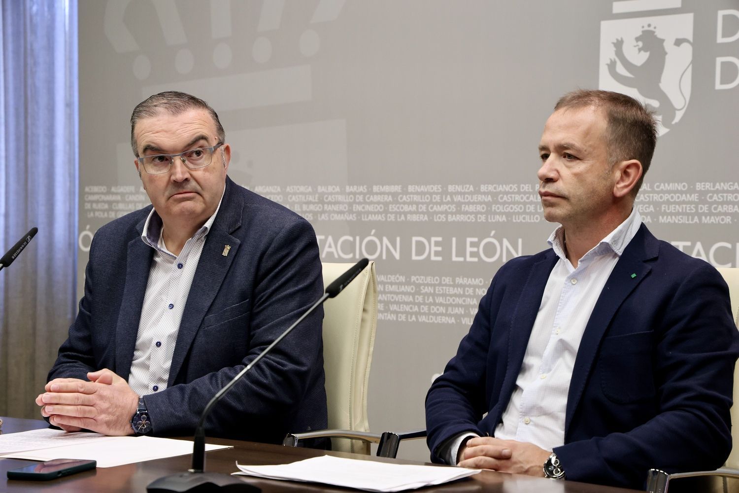 El vicepresidente de la Diputación de León, Roberto Aller, presenta la Oficina de Expropiaciones | Campillo / ICAL