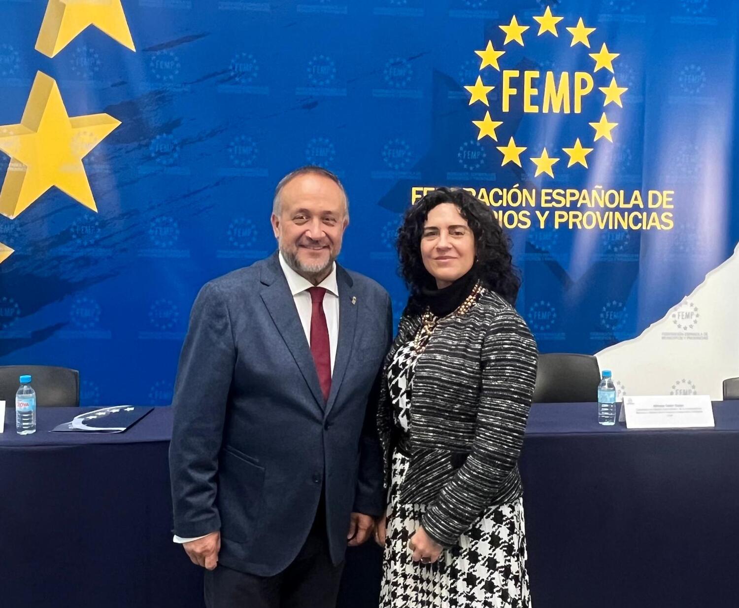 Gerardo Álvarez Courel en la jornada de la FEMP Gerardo Álvarez Courel en la jornada de la FEMP