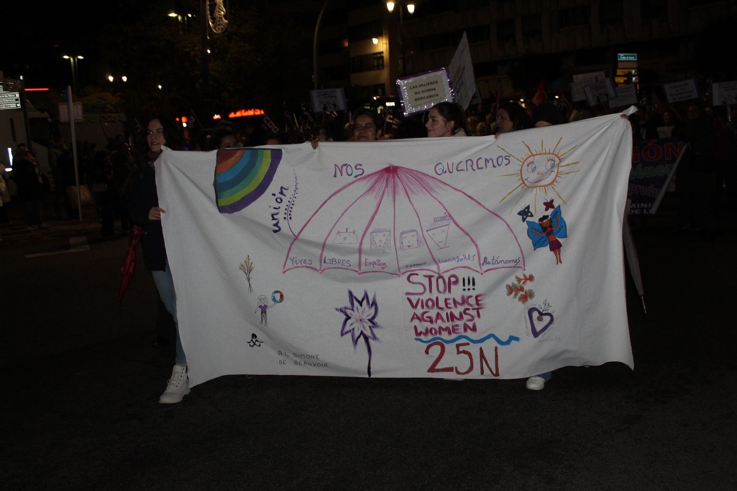 Manifestación del 25N en León