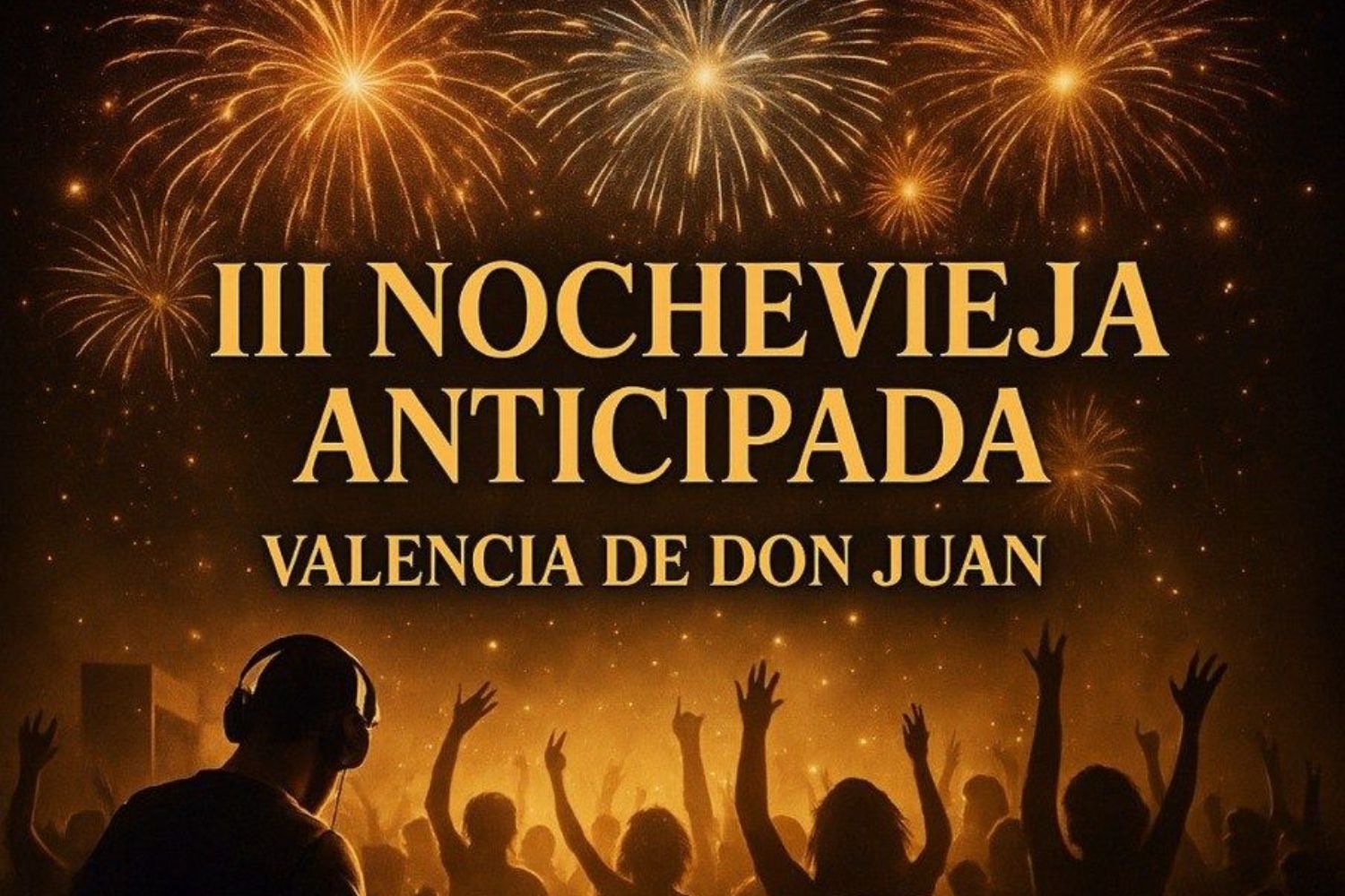 Valencia de Don Juan se prepara para su III edición de la Nochevieja Anticipada con charanga y sorpresas
