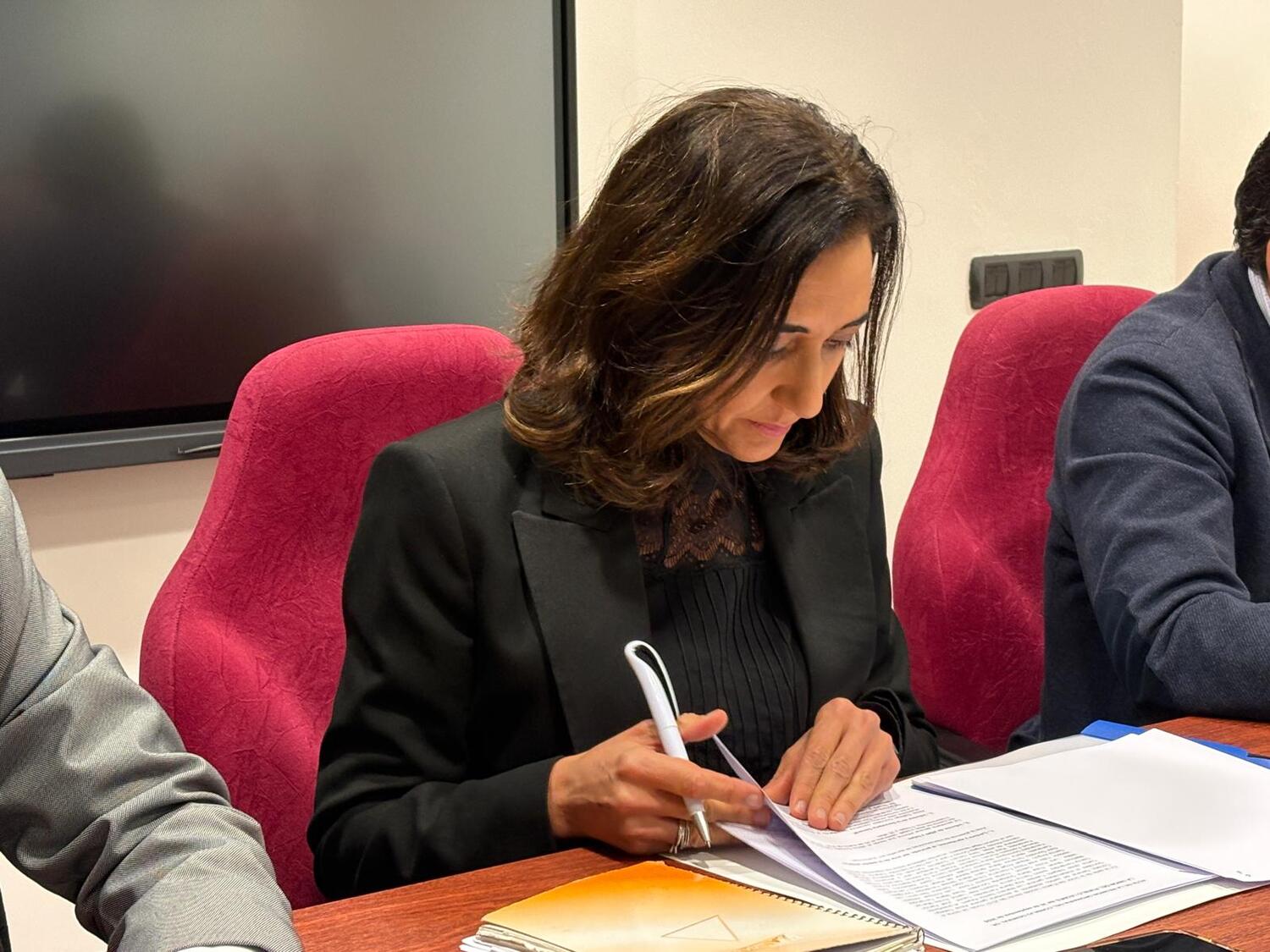 Alicia Gallego en el Consejo General de UPL Alicia Gallego en el Consejo General de UPL