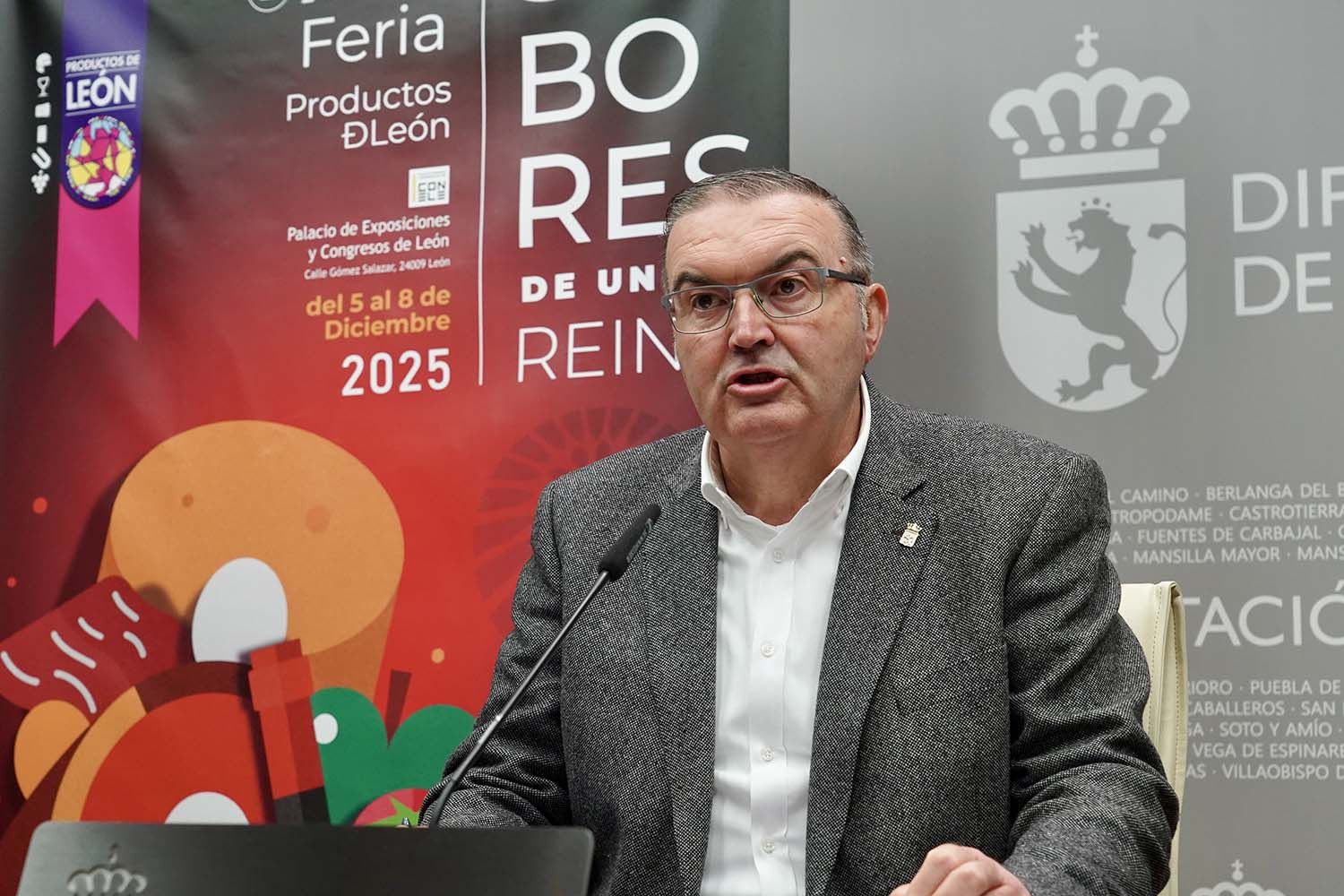 Campillo ICAL. El vicepresidente de la Diputación de León, Roberto Aller, presenta la XXXI Feria de los Productos de León