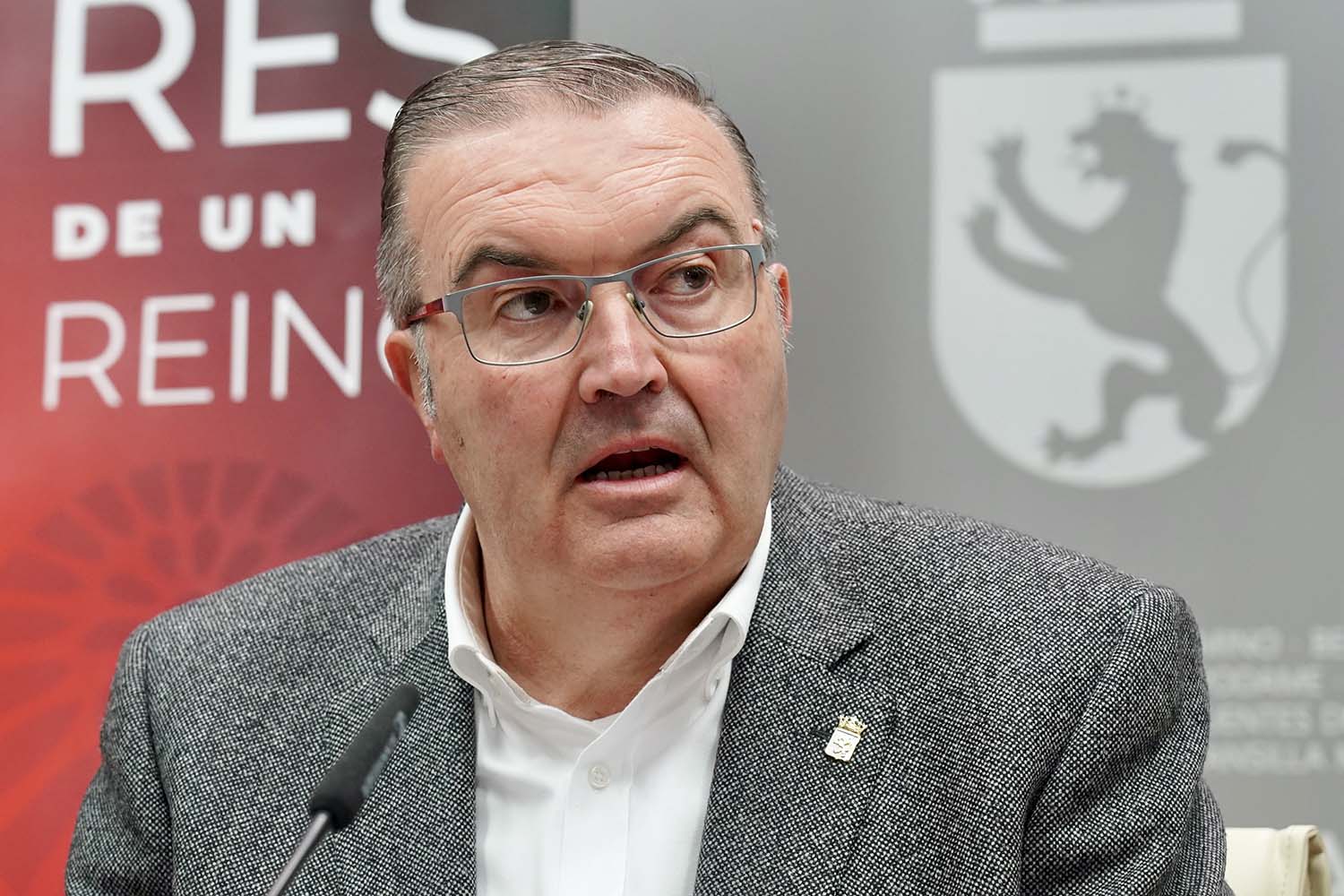 Campillo ICAL. El vicepresidente de la Diputación de León, Roberto Aller, presenta la XXXI Feria de los Productos de León.