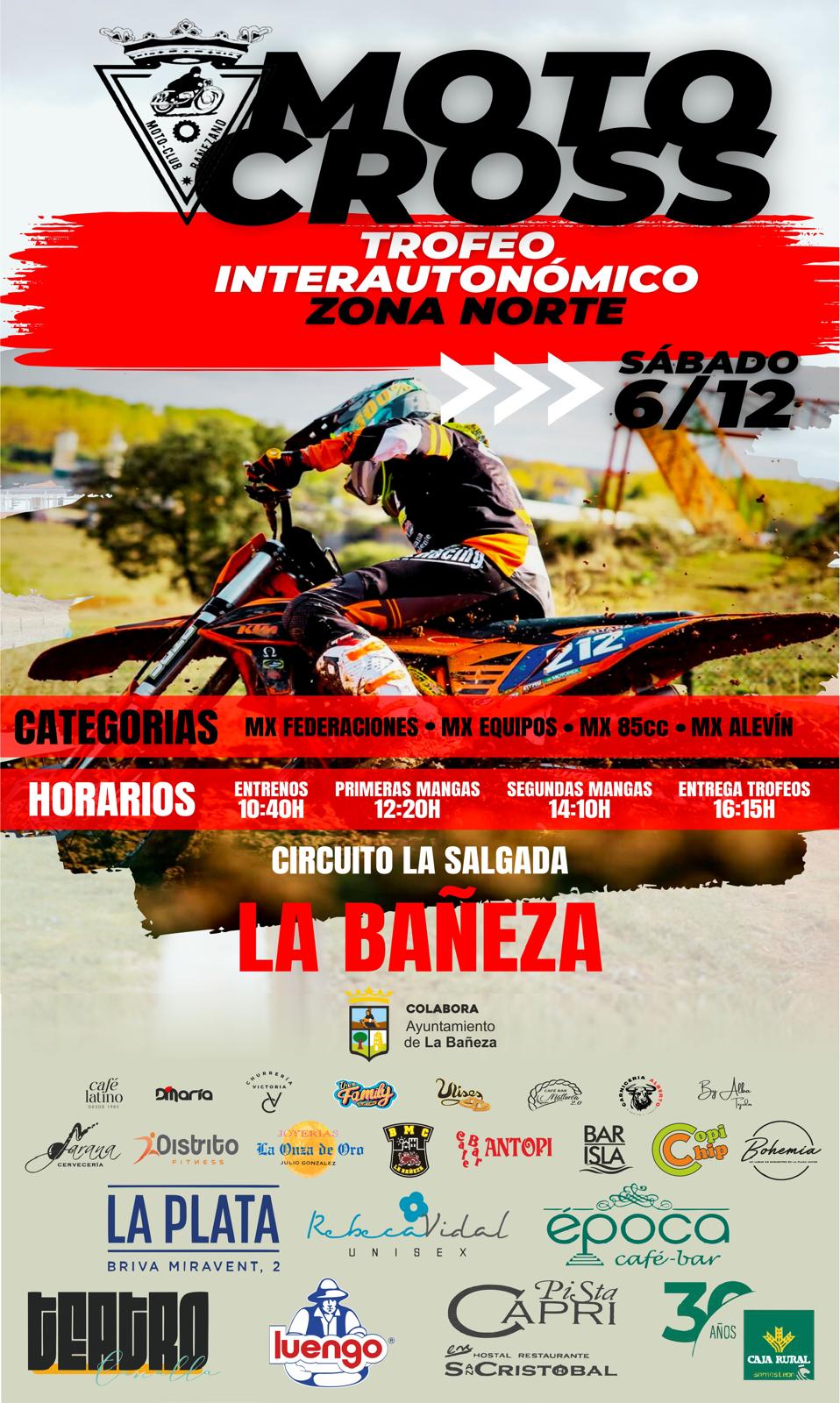 Cartel Torneo Interautonómico de Motocross en La Bañeza Cartel Torneo Interautonómico de Motocross en La Bañeza