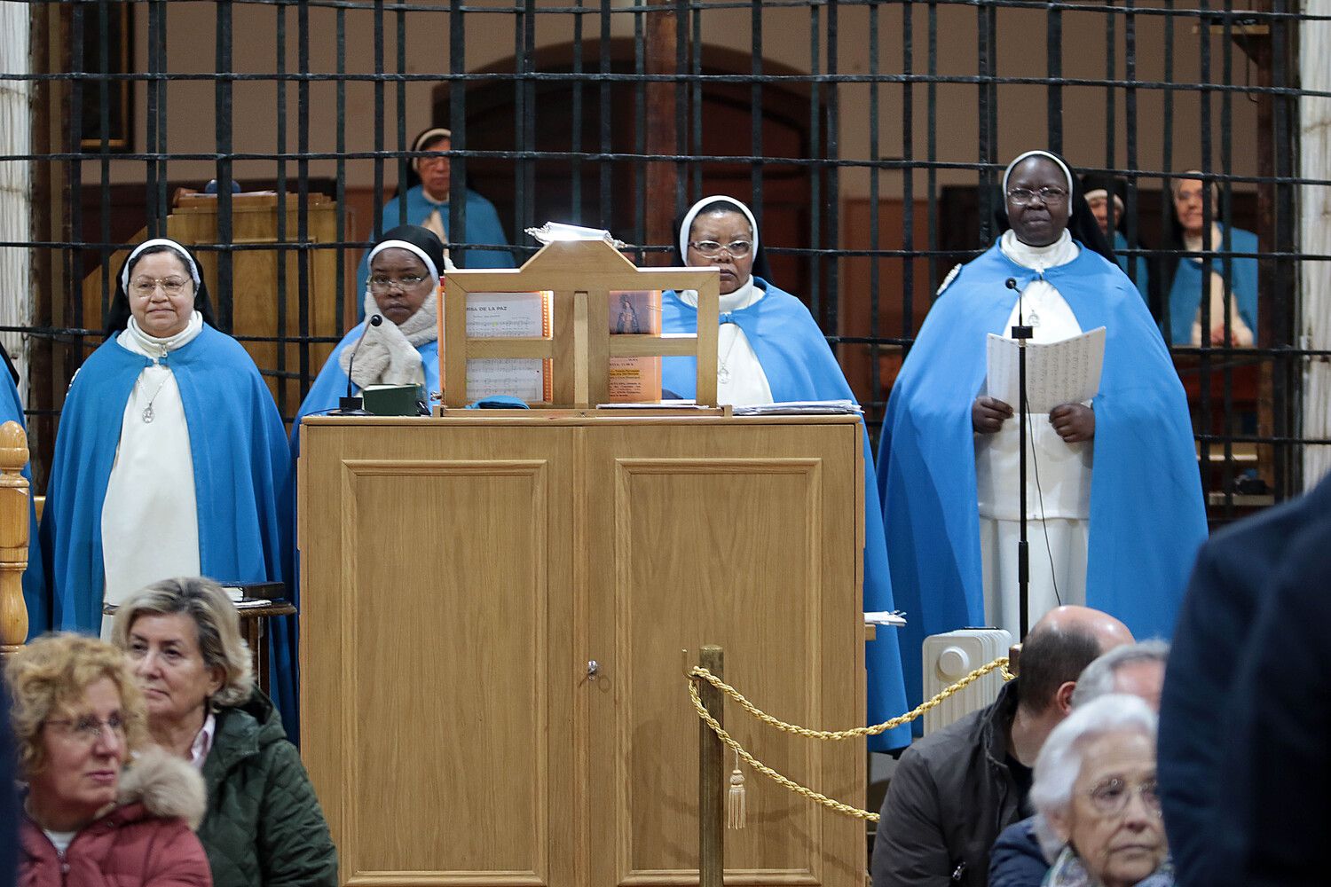 Celebración de la Inmaculada Concepción en el convento de las Concepcionistas de León | Peio García / ICAL