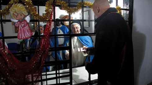 Celebración de la Inmaculada Concepción en el convento de las Concepcionistas de León | Peio García / ICAL