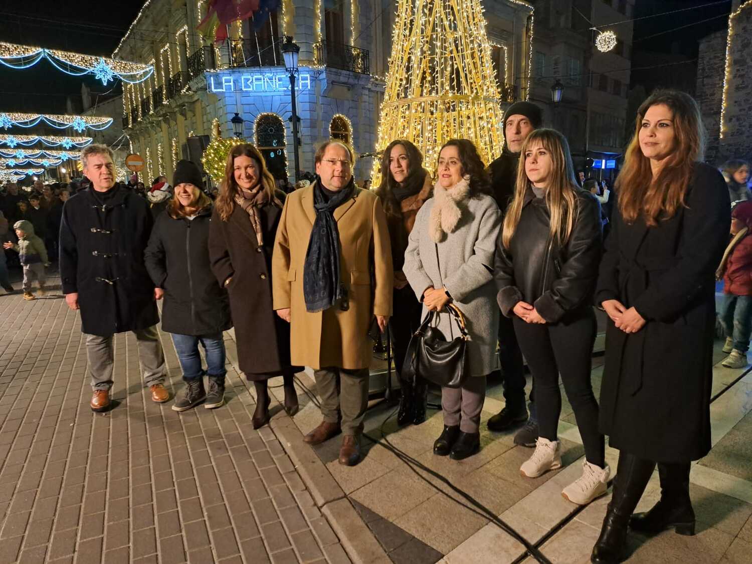 Encendido de luces en La Bañeza Encendido de luces en La Bañeza