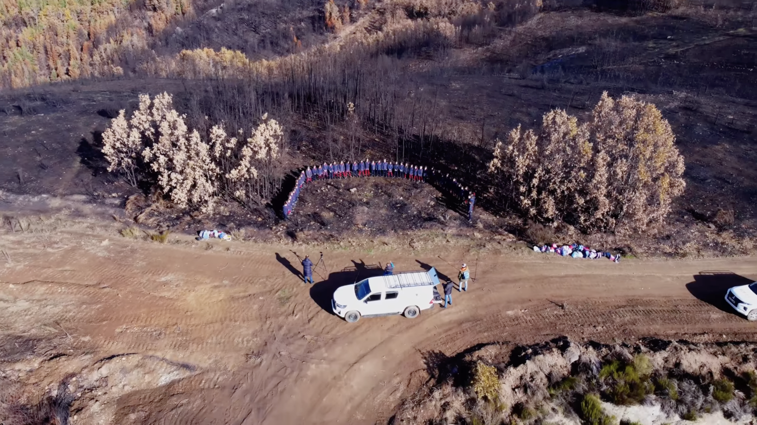 Un homenaje entre cenizas: El Colegio Leonés pone el foco en los incendios de este verano para su villancico navideño Un homenaje entre cenizas: El Colegio Leonés pone el foco en los incendios de este verano para su villancico navideño