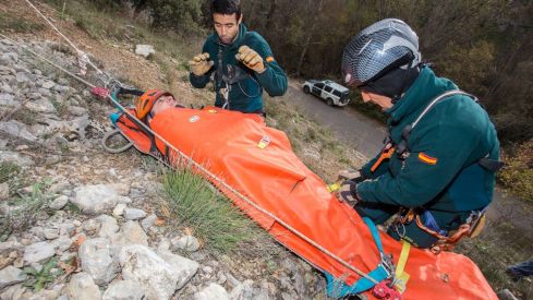El Greim de Sabero realizó 35 rescates en la montaña leonesa durante 2025 | Campillo / ICAL