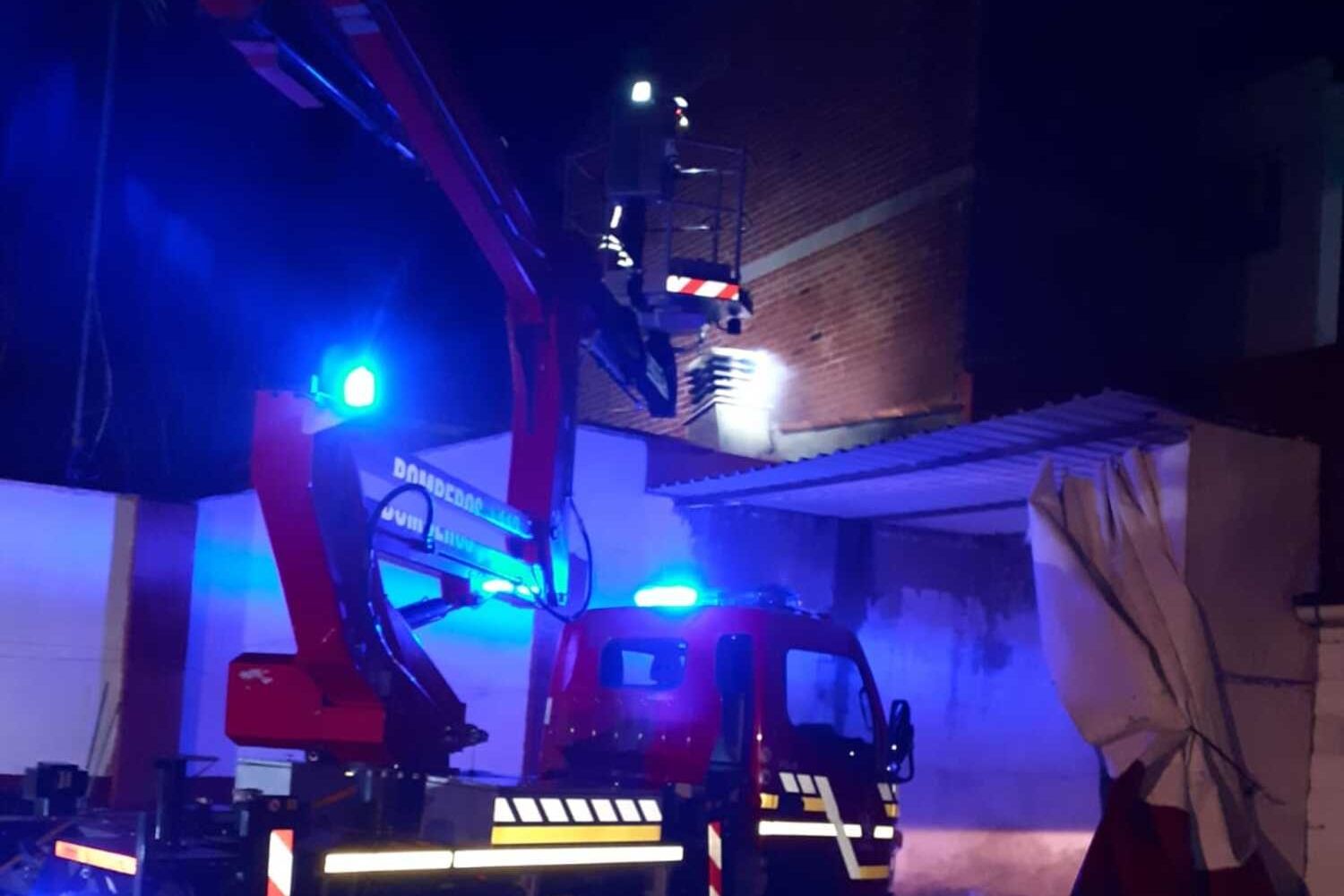 Incendio en Santa María del Páramo