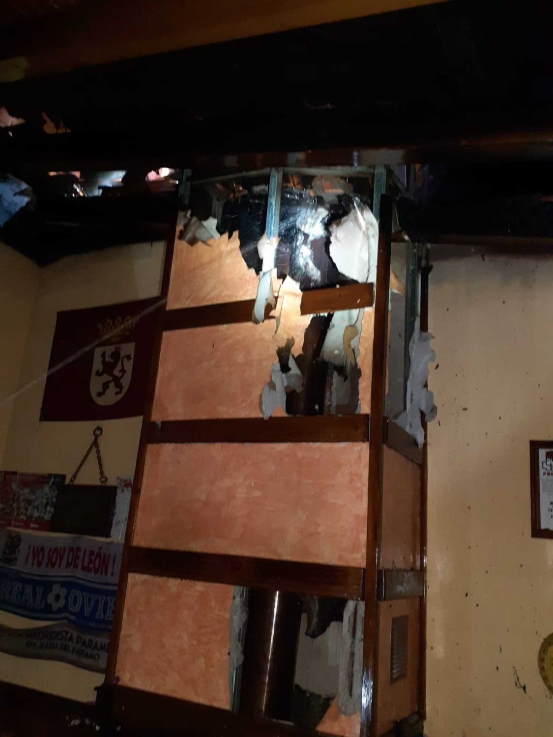 Incendio en Santa María del Páramo