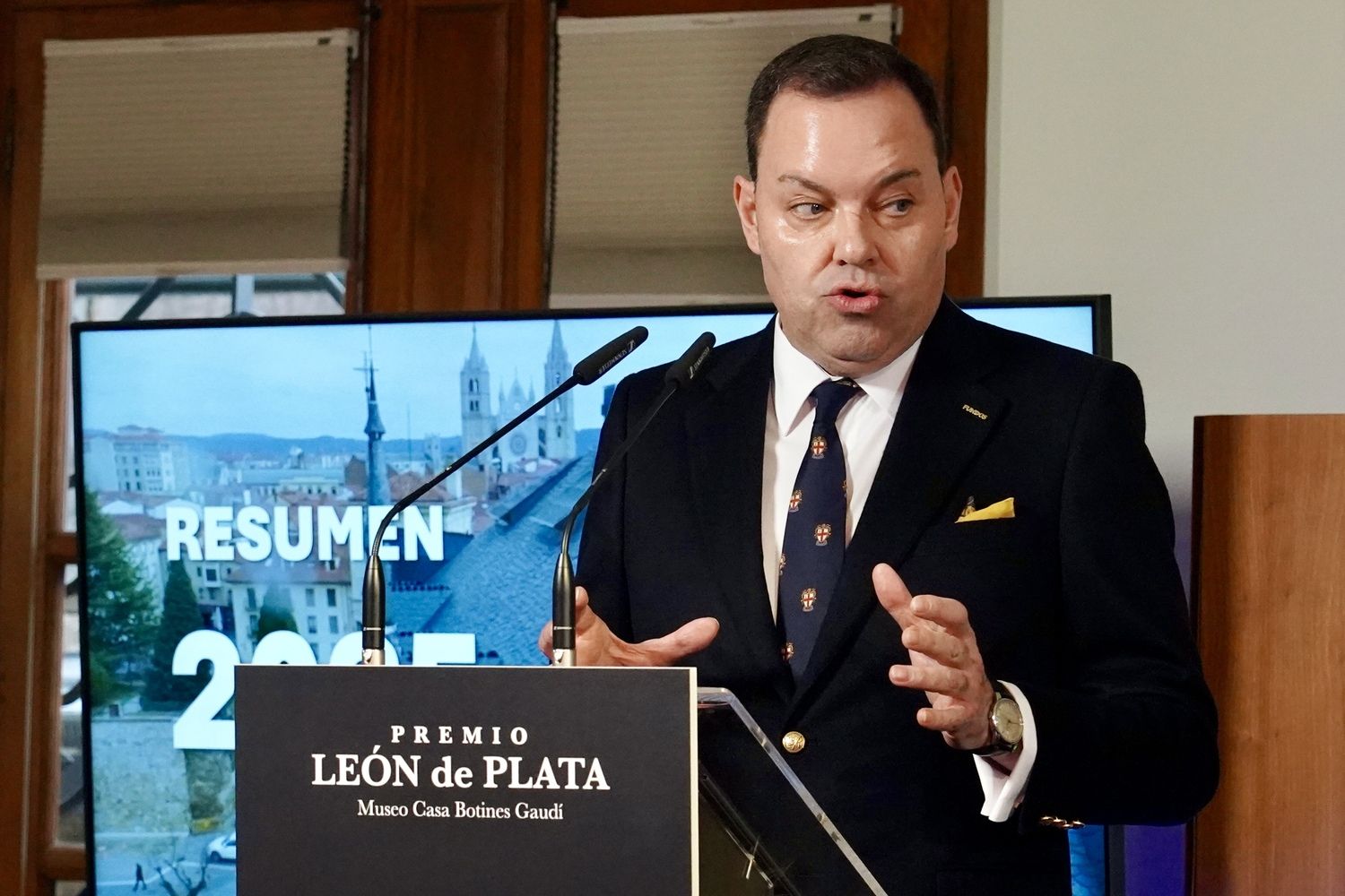 Entrega del III Premio León de Plata del Museo Casa Botines Gaudí | Campillo / ICAL
