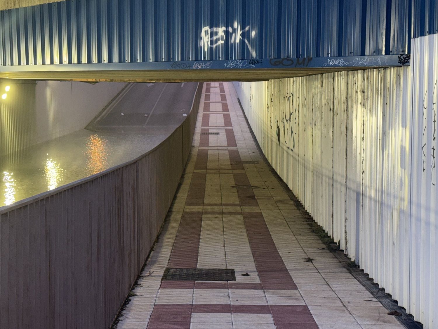 Paso peatonal de los túneles de la calle Príncipe Paso peatonal de los túneles de la calle Príncipe